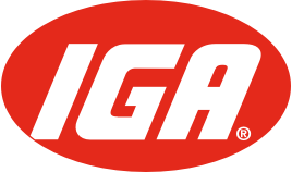 A theme logo of IGA